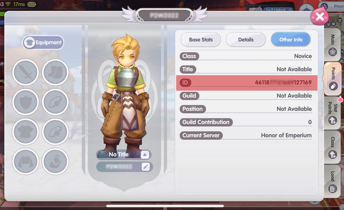 วิธีดู UID เกม Ragnarok X
